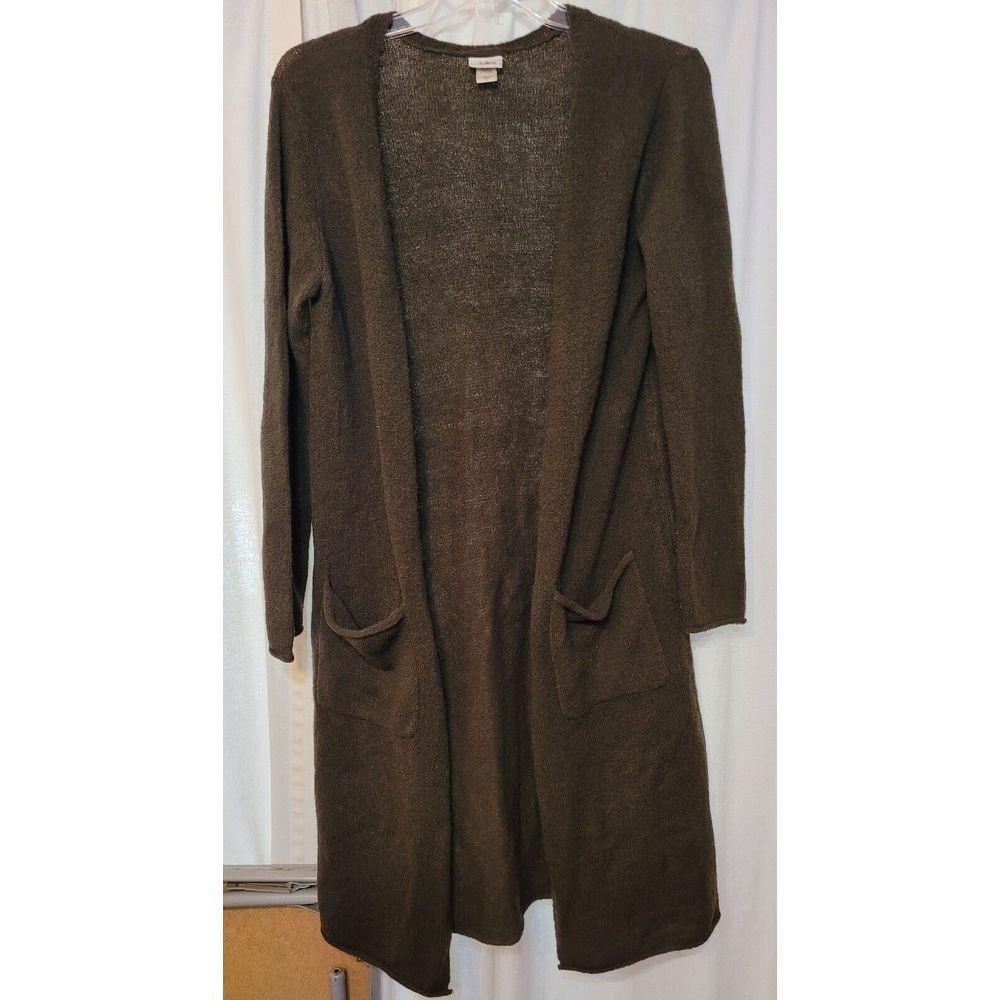 DayTrip long green cardigan, size L